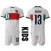 Cheap Portugal Danilo Pereira #13 Away Football Kit Children World Cup 2022 Short Sleeve (+ pants)